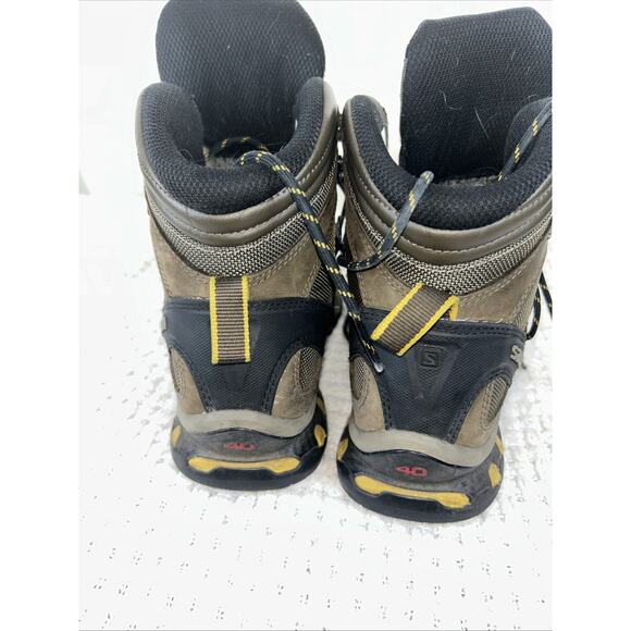 Salomon Quest 4D 2 GTX Gore-Tex Ortholite Gray Hiking Boots Mens Size 7.5 - Picture 6 of 13